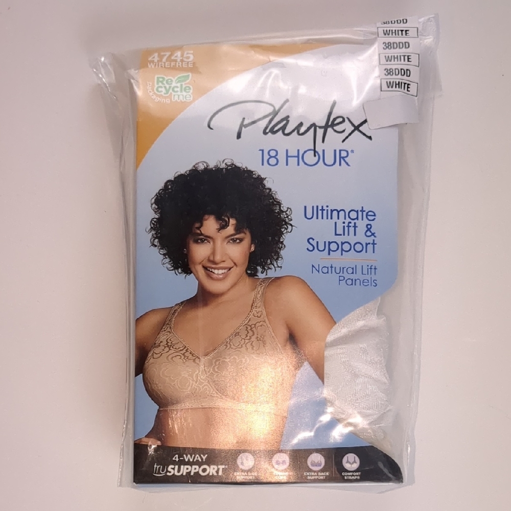 Playtex 18 Hour Ultimate Lift & Support Bra - White